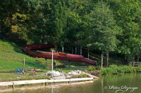 Alsdorf abseits aller Straßen, Alsdorfer Weiher und Tierpark, Foto-Nr. 10, 09.09.2009<br />... im Dornröschenschlaf?