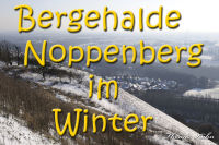 Alsdorf abseits aller Straßen, Bergehalde Noppenberg im Winter, Foto-Nr. 2, 20.12.2009