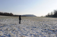 Alsdorf abseits aller Straßen, Bergehalde Noppenberg im Winter, Foto-Nr. 4, 19.12.2009