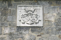 Alsdorf-Mitte, An der Mariensäule, Foto-Nr. 6, 27.07.2008<br />Kapelle <br />Das Wappen derer von Blankert