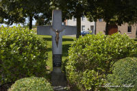 Bettendorf, Baesweilerstraße, Foto-Nr. 6, 15.08.2009<br />Wegekreuz am alten Dorfplatz