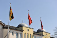 Blumenrath, Blumenrather Straße, Foto-Nr. 66, 17.04.2010<br />Beide "Kubbe" Kuppeln der Mariadorfer Moschee