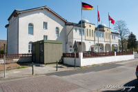 Blumenrath, Blumenrather Straße, Foto-Nr. 47, 17.04.2010<br />Der alte Bahnhof von Mariadorf.
Heute eine Moschee.