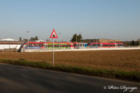 Blumenrath, Poststraße, Foto-Nr. 8, 15.03.2012<br />endlich ist die Euregiobahn da.