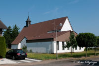 Broicher Siedlung, Blumenrather Straße, Foto-Nr. 15, 11.07.2010<br />Kath. Pfarre St. Barbara