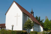 Broicher Siedlung, Blumenrather Straße, Foto-Nr. 21, 11.07.2010<br />Kath. Pfarre St. Barbara
