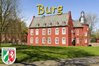 Sehenswürdigkeiten, Burg, Foto-Nr. 2, 02.04.2011<br />Offizielles Denkmal der Stadt Alsdorf|50.87886111,6.16177778