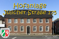 Sehenswürdigkeiten, Hofanlage Jülicher Straße 175, Foto-Nr. 2, 29.10.2011<br />Offizielles Denkmal der Stadt Alsdorf|50.8682670593,6.2127037048