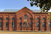 Sehenswürdigkeiten, Langhaus, Foto-Nr. 5, 24.09.2011<br />Die Vorderseite vom Langhaus / ehem. Elektrohauptwerkstatt
|50.87486111,6.14980556