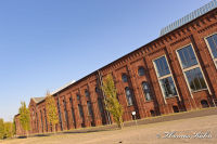 Sehenswürdigkeiten, Langhaus, Foto-Nr. 6, 24.09.2011<br />Die Vorderseite vom Langhaus / ehem. Elektrohauptwerkstatt
|50.87486111,6.14980556