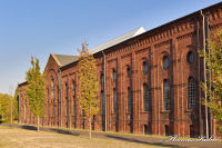 Sehenswürdigkeiten, Langhaus, Foto-Nr. 7, 24.09.2011<br />Die Vorderseite vom Langhaus / ehem. Elektrohauptwerkstatt
|50.87486111,6.14980556