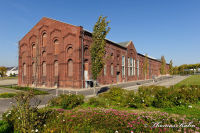 Sehenswürdigkeiten, Langhaus, Foto-Nr. 17, 03.10.2011<br />Die Rückseite vom Langhaus / ehem. Elektrohauptwerkstatt
|50.87486111,6.14980556